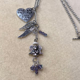 RIP Rainbow Bridge-Loss of Furbaby-Memory Necklace Dog-Cat-Pets (2002I)