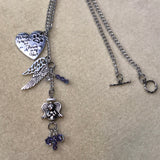 RIP Rainbow Bridge-Loss of Furbaby-Memory Necklace Dog-Cat-Pets (2002I)