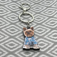 (319S) Yorkshire Terrier Furbaby (Dog) Keychain